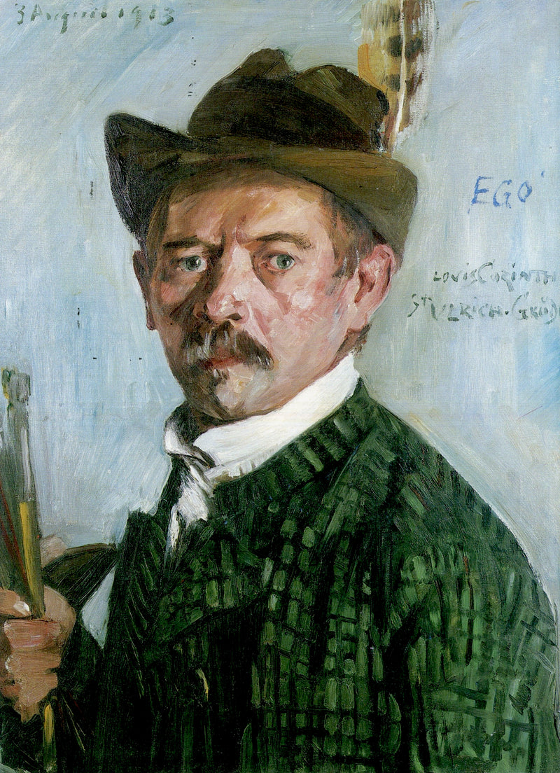 Autoportrait au chapeau tyrolien - Lovis Corinth