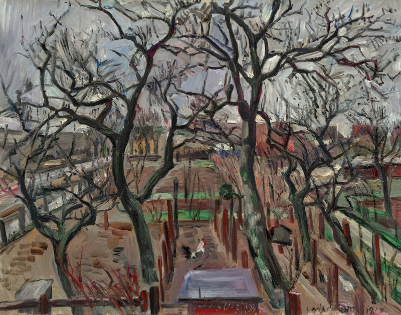 Obstgarten im Winter - Lovis Corinth