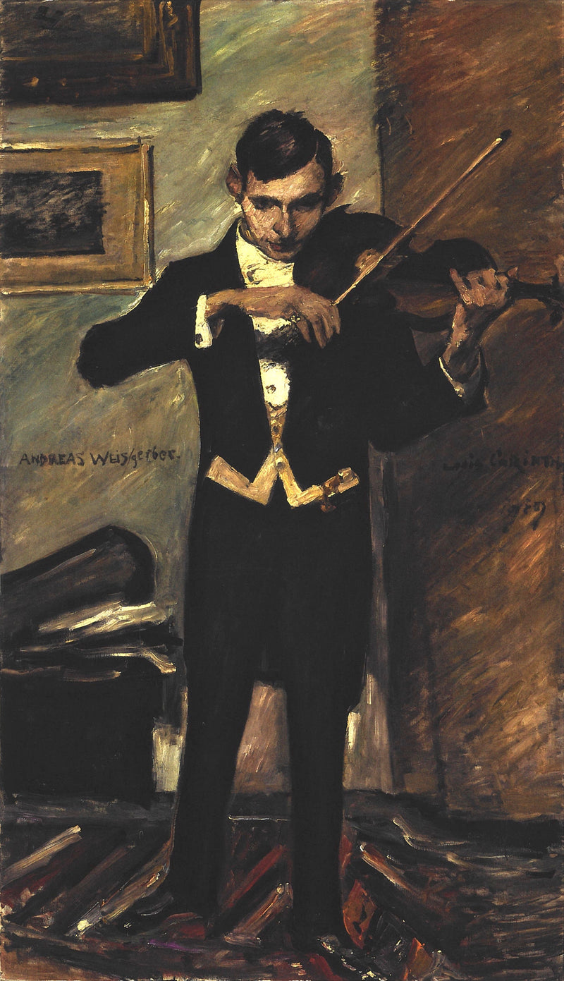 Porträt Andreas Weißgerber (stehend) - Lovis Corinth