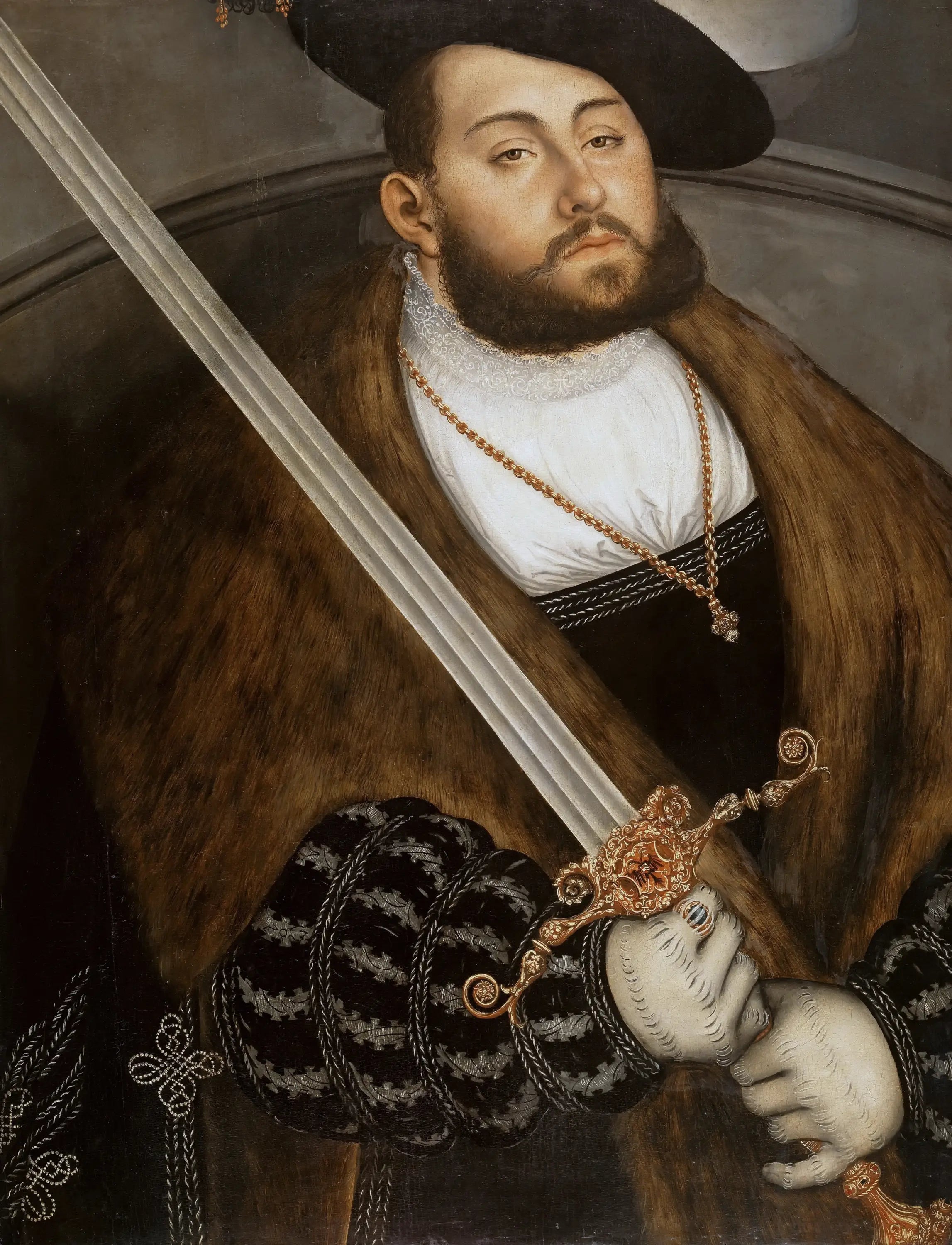 Jean-Frédéric Ier le Magnanime électeur de Saxe - Lucas Cranach the Elder - Alpha Reproduction