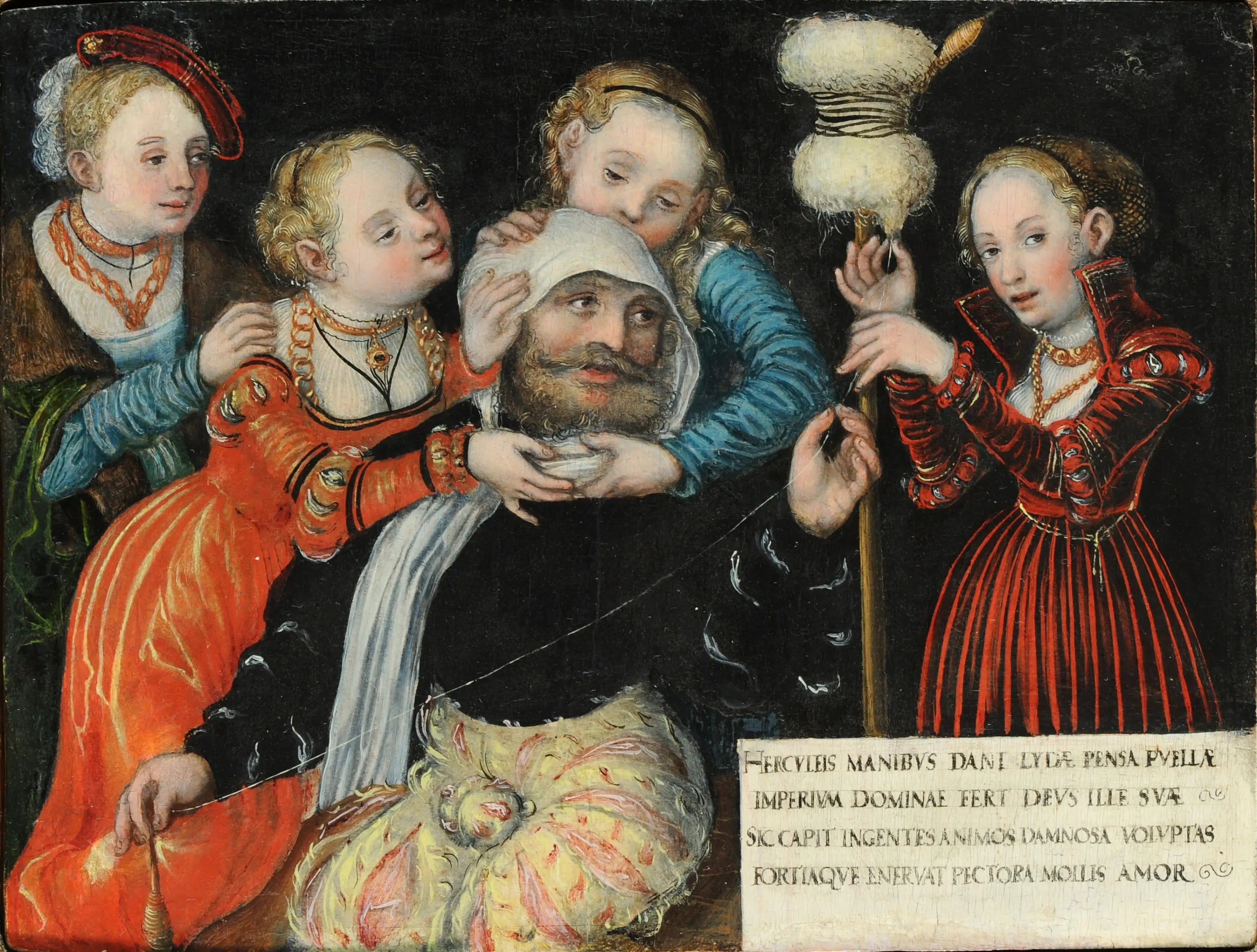 Hercule avec Omphale - Lucas Cranach the Elder - Alpha Reproduction