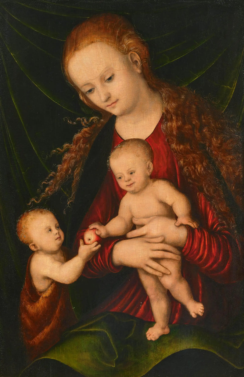 The Virgin and Child with the Little Saint John - Lucas Cranach the Elder