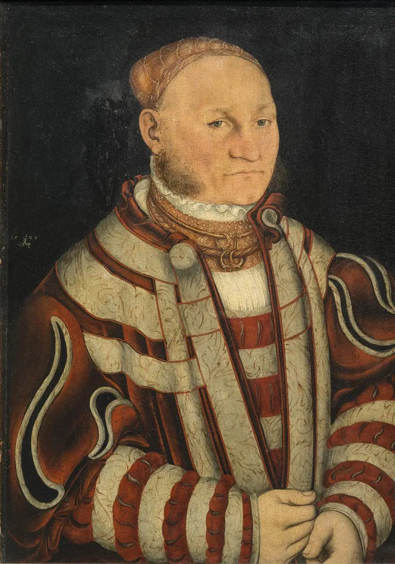 Portrait of a Man with Red Mustache - Lucas Cranach the Elder