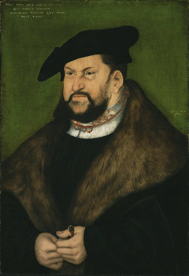 Portrait of Jean le Constant, Elector of Saxony - Lucas Cranach the Elder