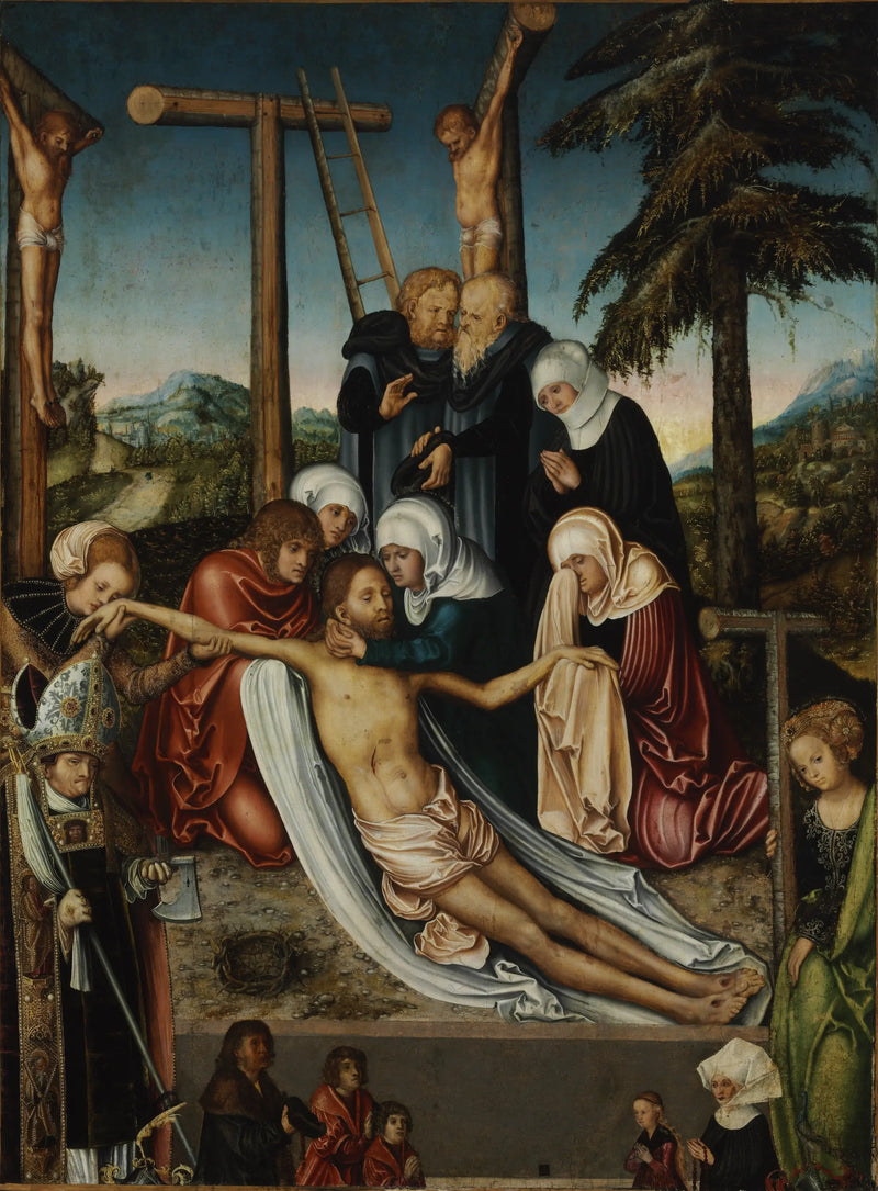 The Lamentation over the Body of Christ Dead - Lucas Cranach the Elder
