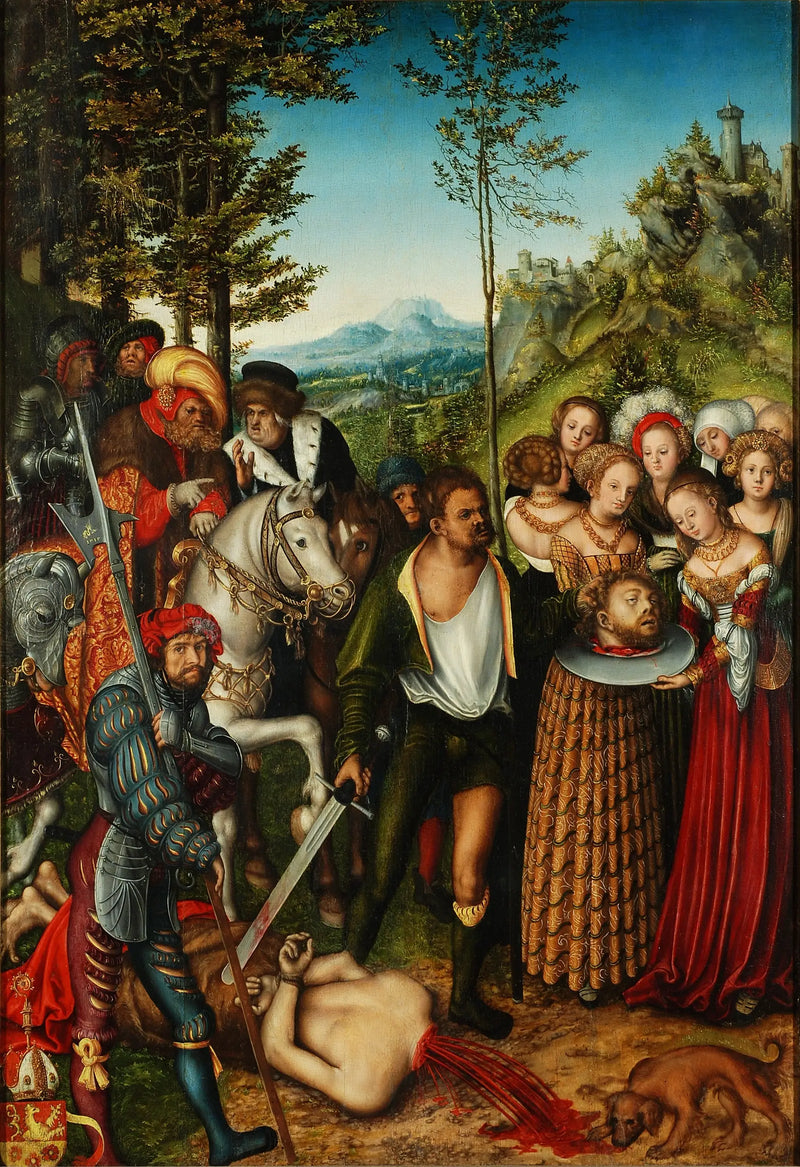 The Decapitation of Saint John the Baptist - Lucas Cranach the Elder