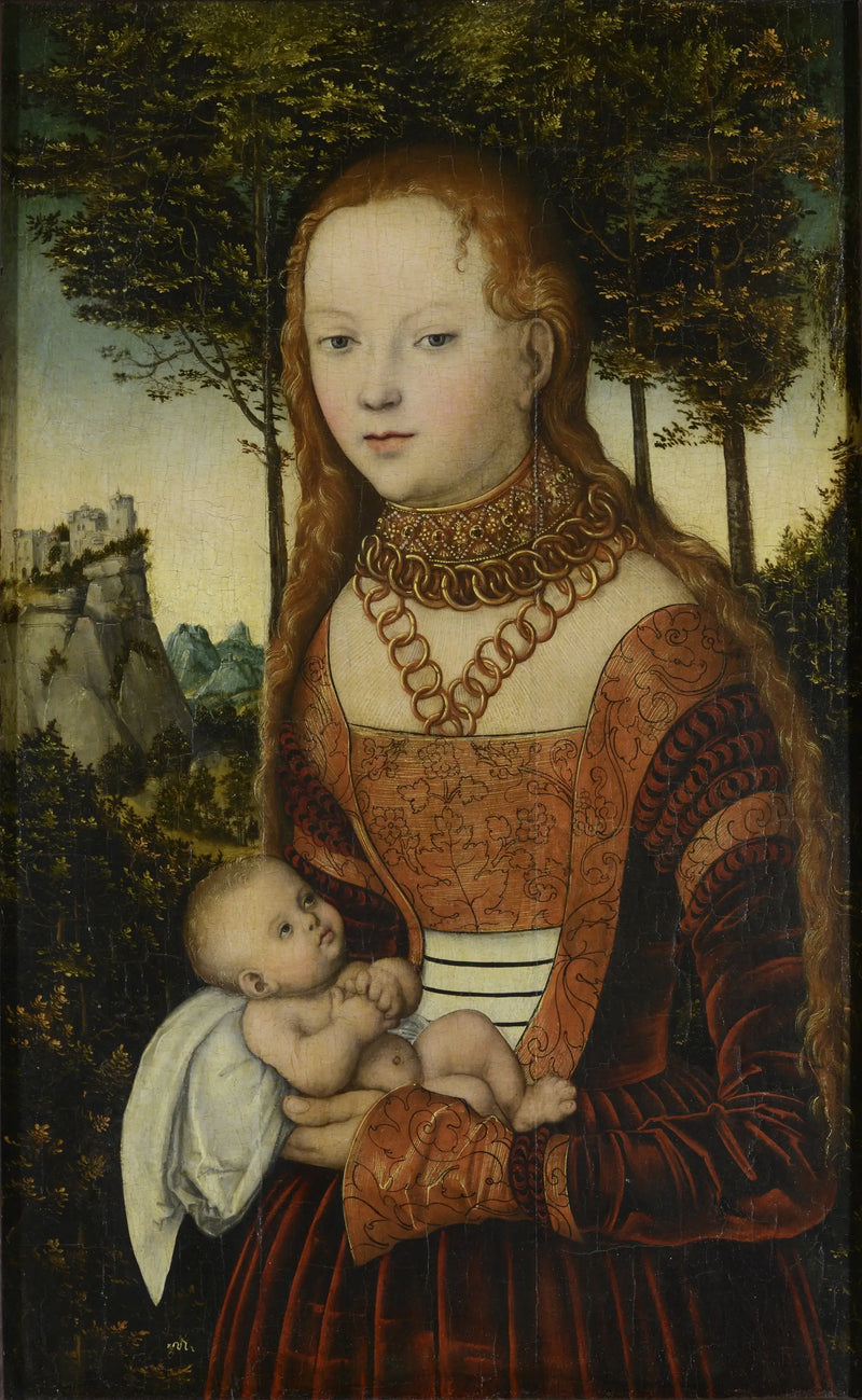 A Princess Violée par Saint Chrysostome - Lucas Cranach the Elder