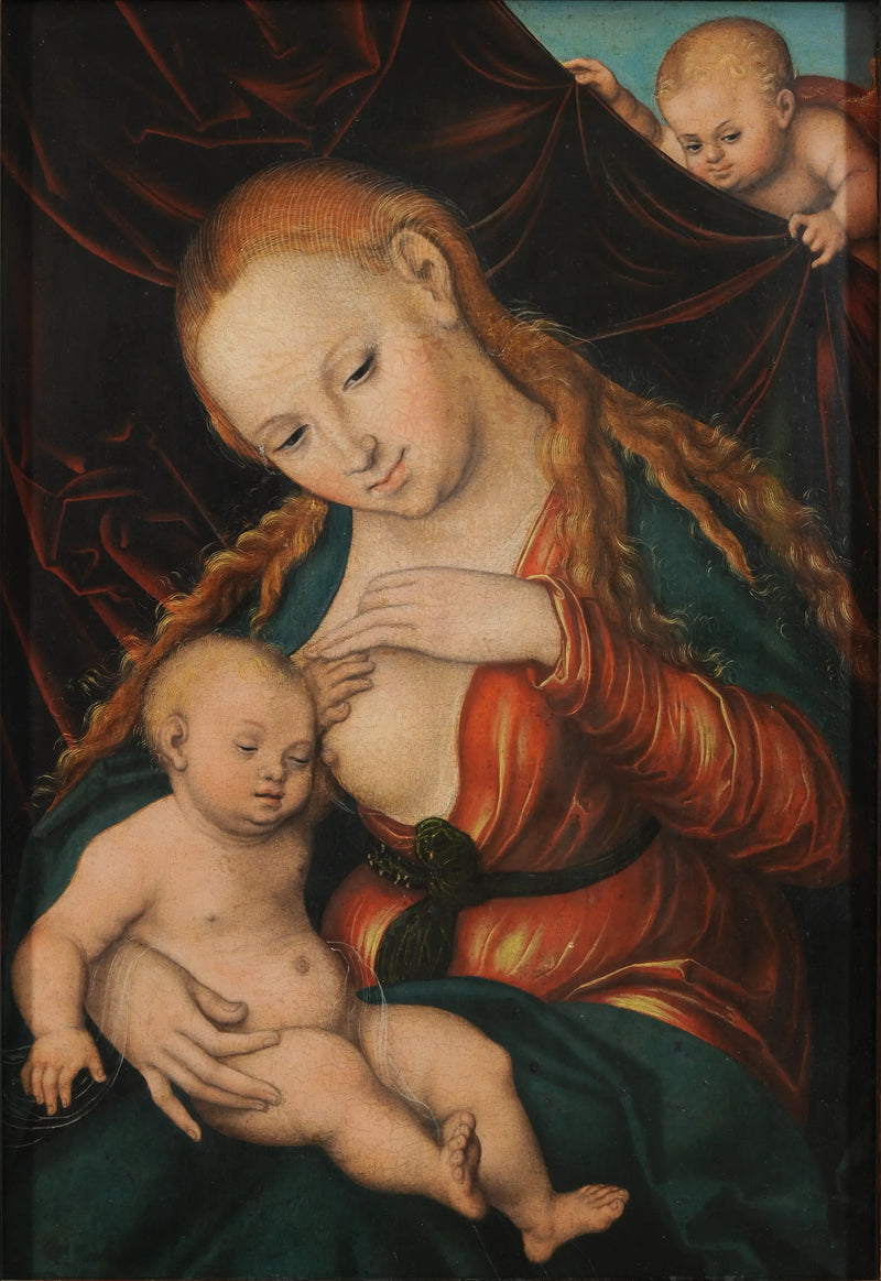 Virgin breastfeeding the child - Lucas Cranach the Elder