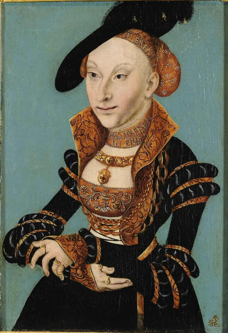 Sibylle of Cleves, Duchess of Saxony (1512-1554) - Lucas Cranach the Elder
