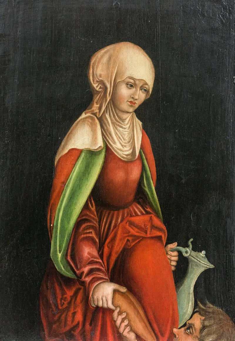 Saint Elizabeth of Thuringia Giving Bread and Water to a Beggar - Lucas Cranach the Elder