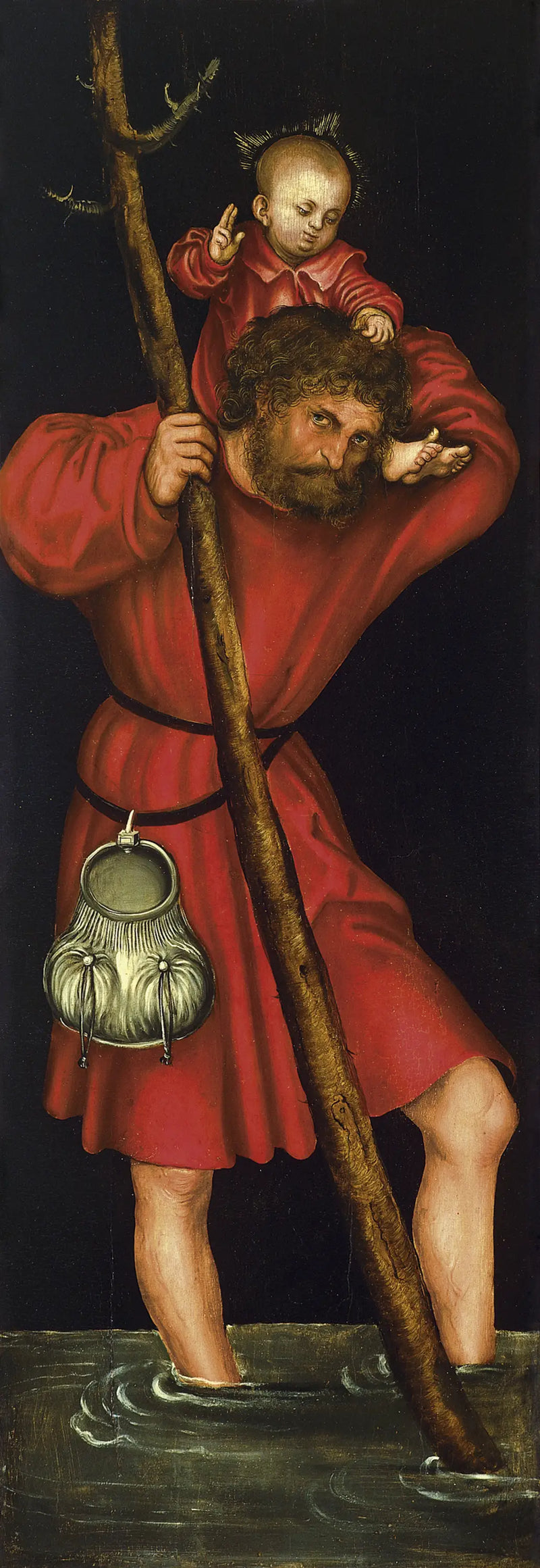 Saint Christopher - Lucas Cranach the Elder