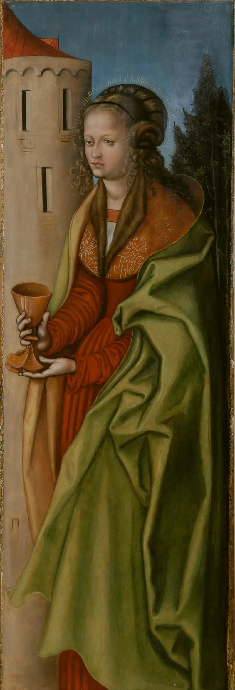 Saint Barbara - Lucas Cranach the Elder