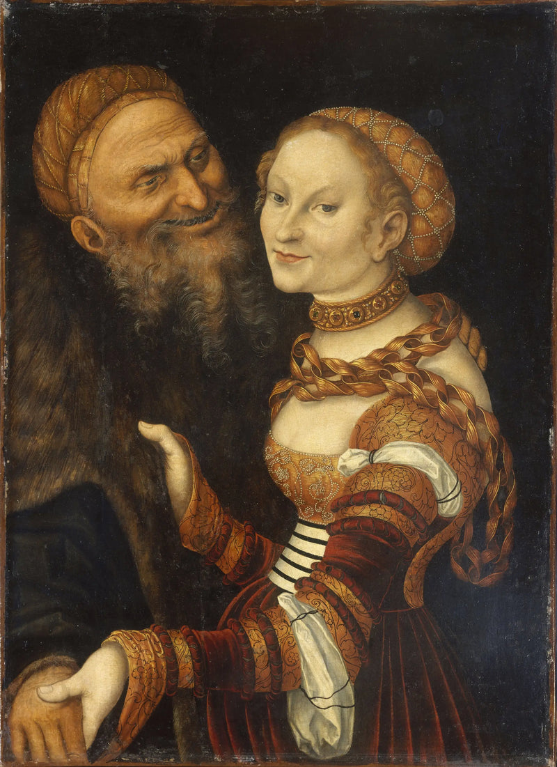 Courtesan and Old Man - Lucas Cranach the Elder