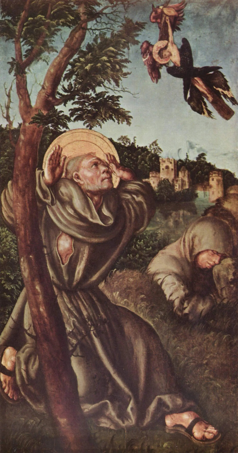 The Stigmatisation of Saint Francis - Lucas Cranach the Elder