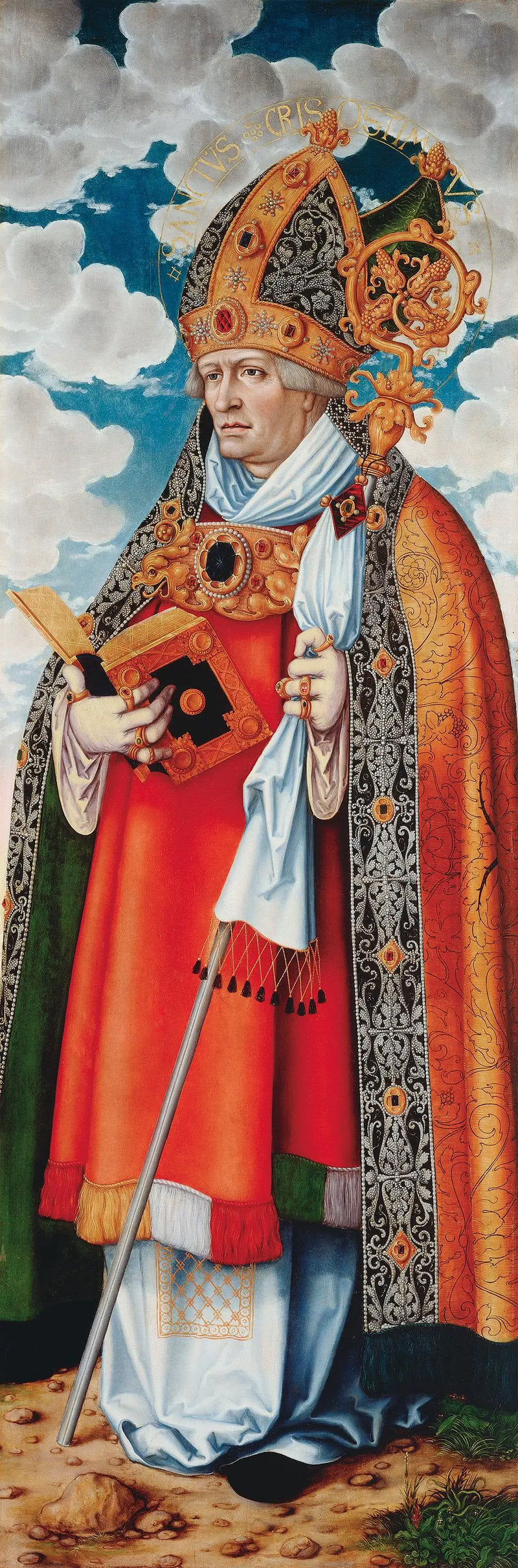 Altar of the Madeleine: Saint Chrysostom - Lucas Cranach the Elder