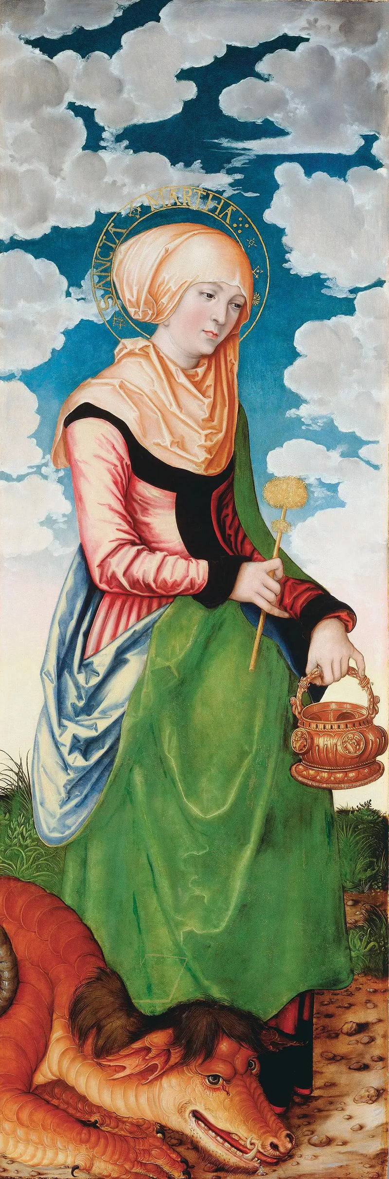 Altar of the Magdalene: Saint Martha - Lucas Cranach the Elder
