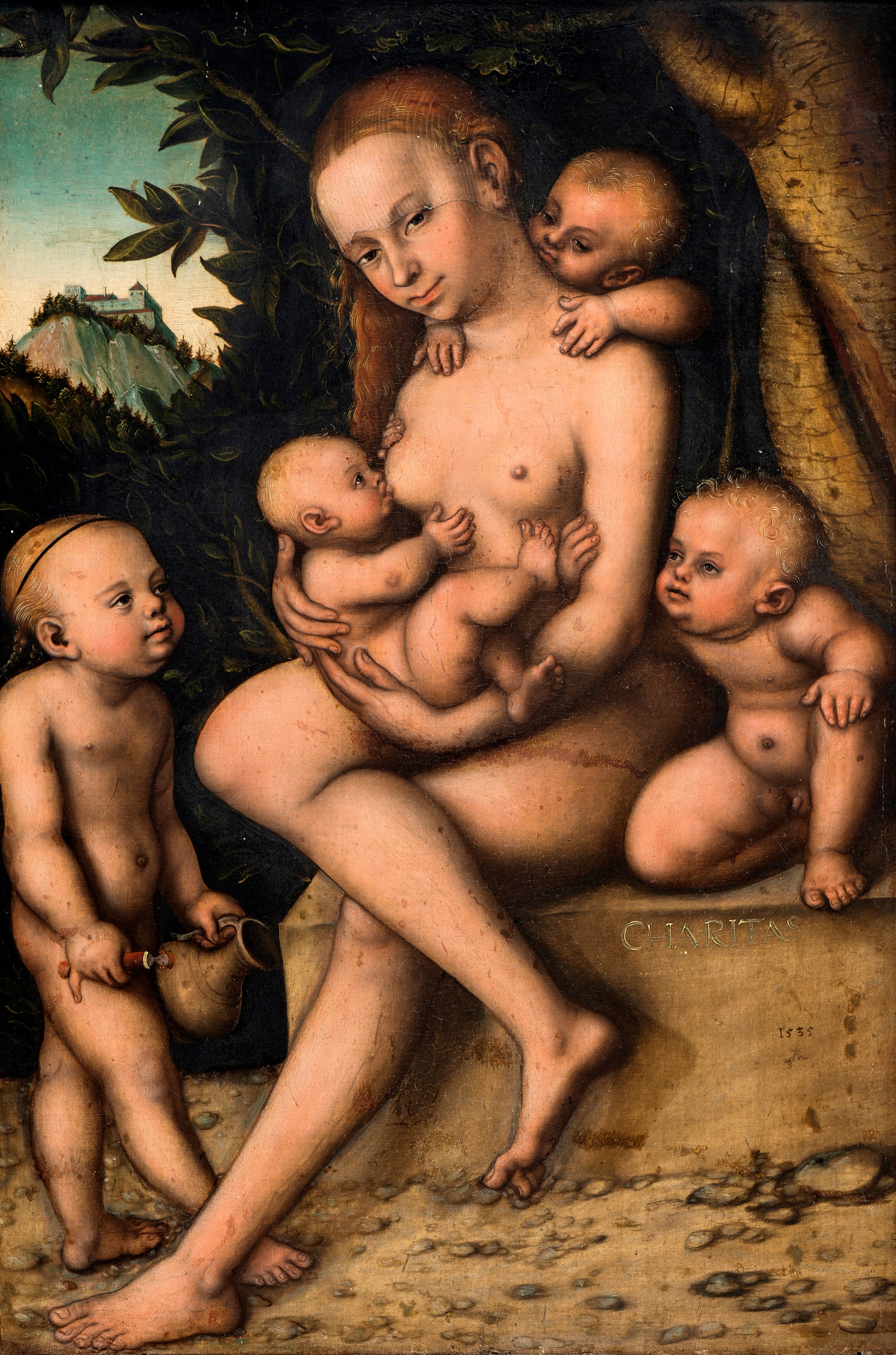 Caritas (Charité) - Lucas Cranach the Elder