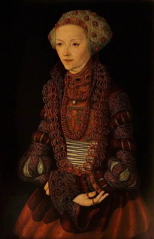 An Unknown Lady, formerly called Sybille de Clèves, wife of Jean Frédéric of Saxony - Lucas Cranach the Elder