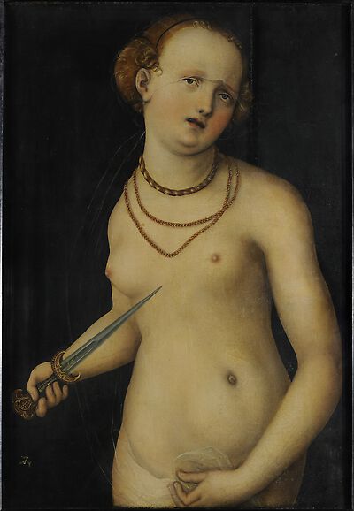 The Suicide of Lucretia - Lucas Cranach the Elder