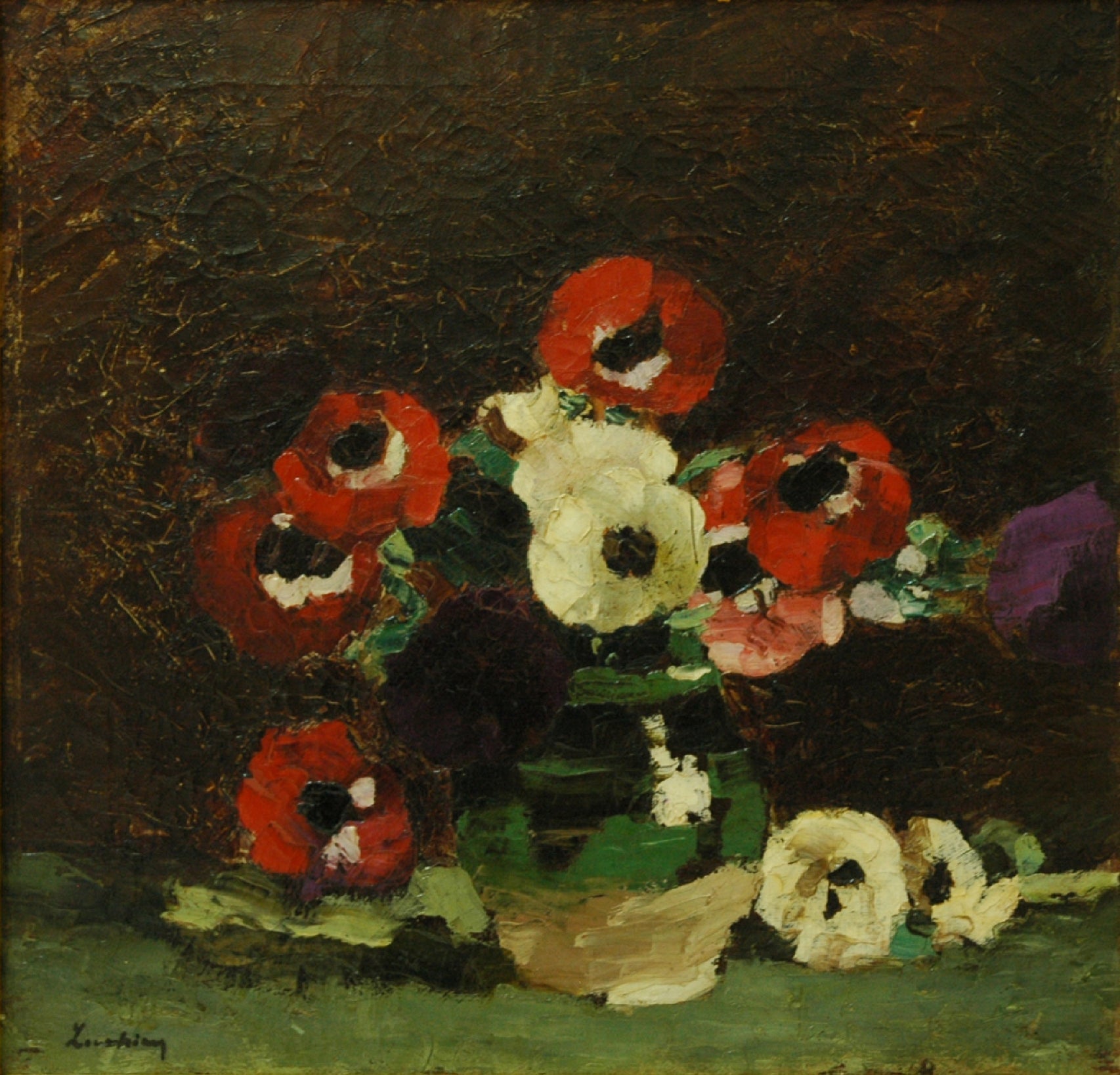 Anémones, Ștefan Luchian, 1908, peinture à l’huile