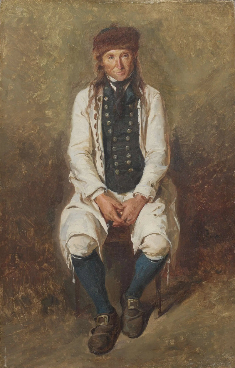 Peasant in Hesse costume - Ludwig Knaus