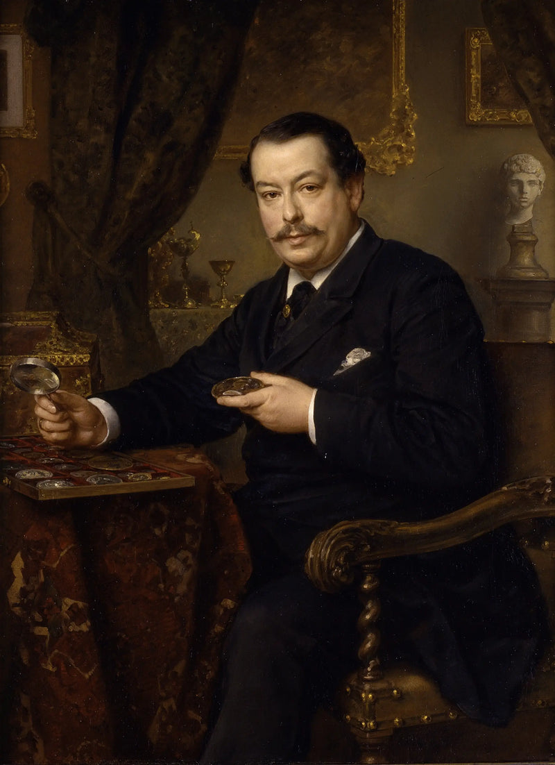 The banker Itzinger - Ludwig Knaus