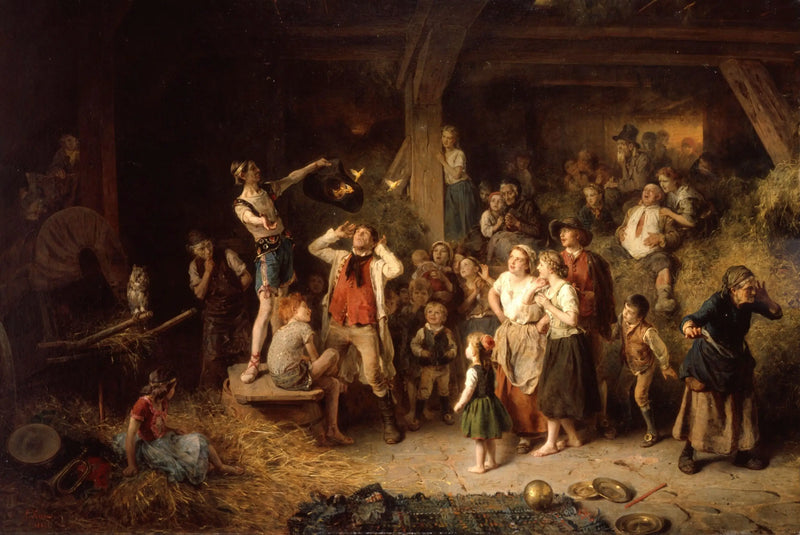The Magician in the Barn - Ludwig Knaus