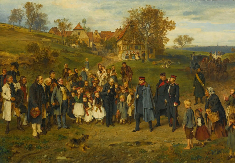 Hoheit on a Journey (1867) - Ludwig Knaus