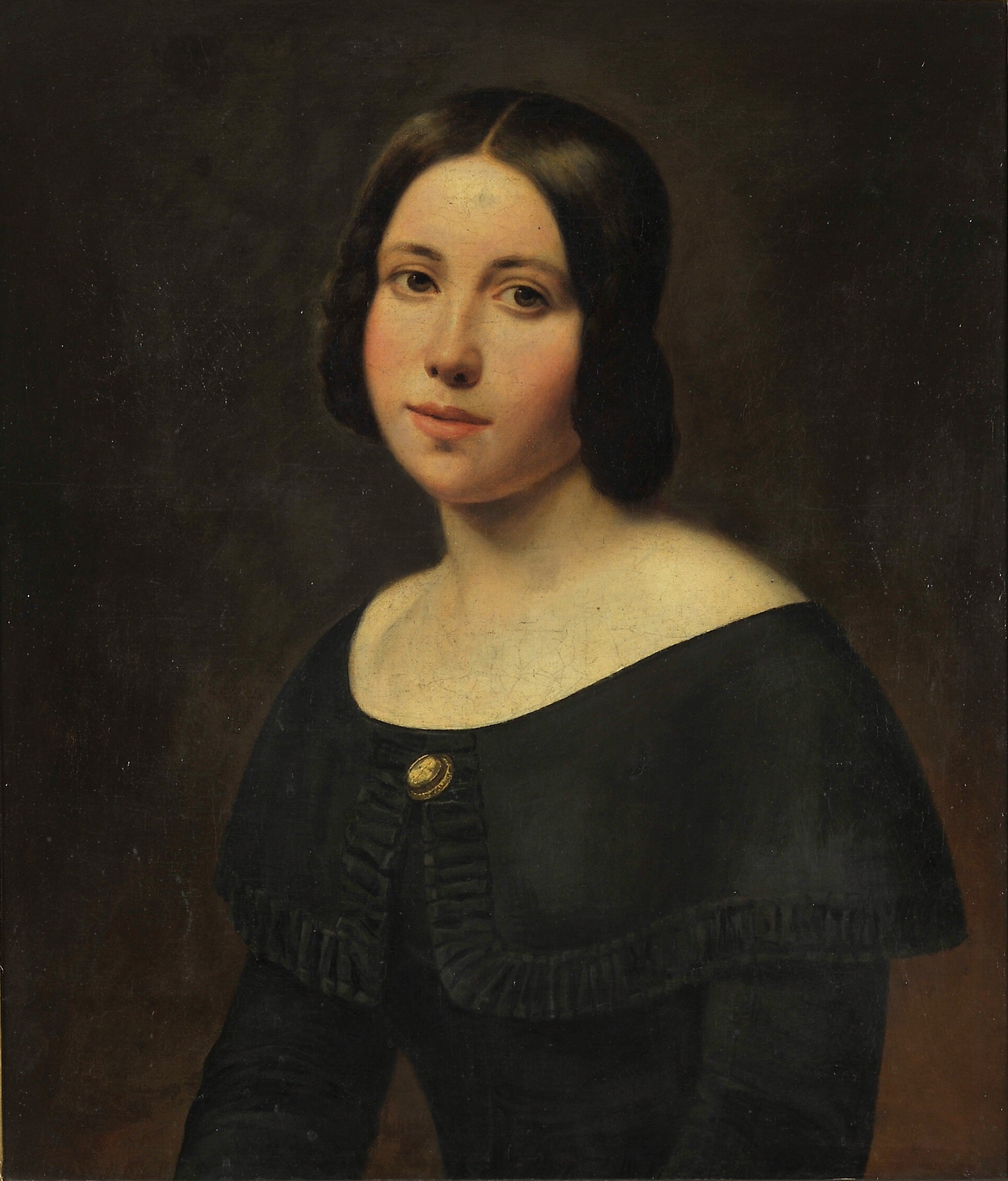 Portrait d’une jeune fille - Ludwig Knaus - Alpha Reproduction