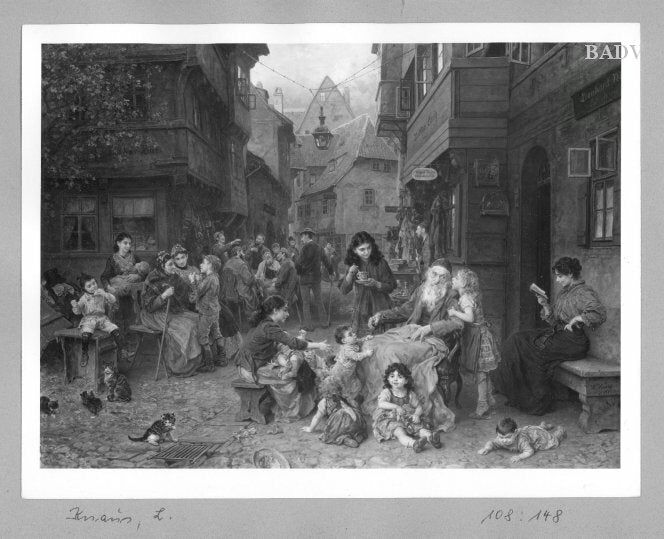 Scène dans le ghetto - Ludwig Knaus - Alpha Reproduction