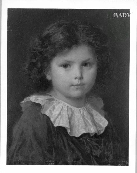 portrait d’une fille (tête) - Ludwig Knaus - Alpha Reproduction
