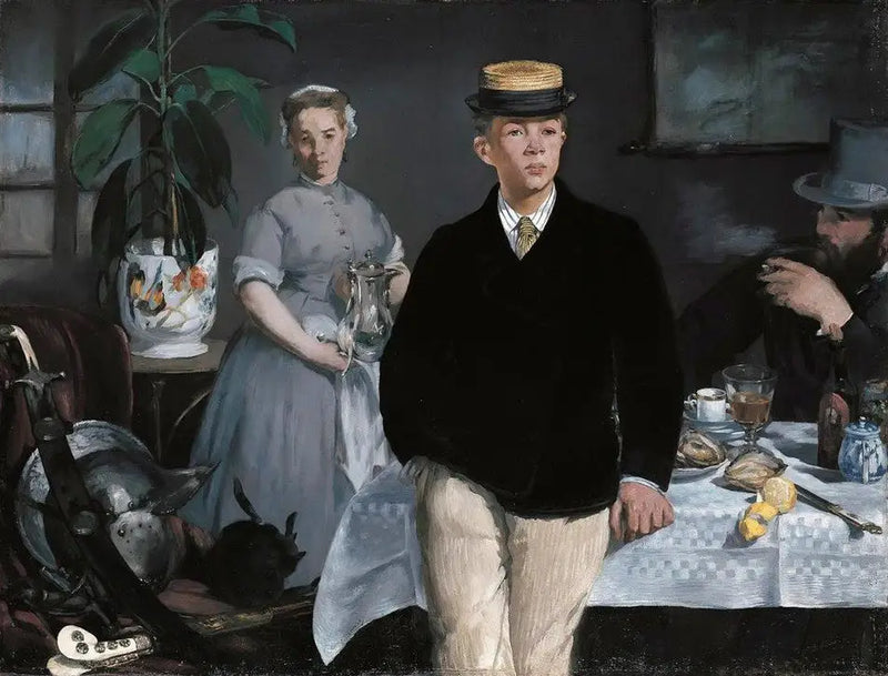 The Luncheon in the Studio - Édouard Manet