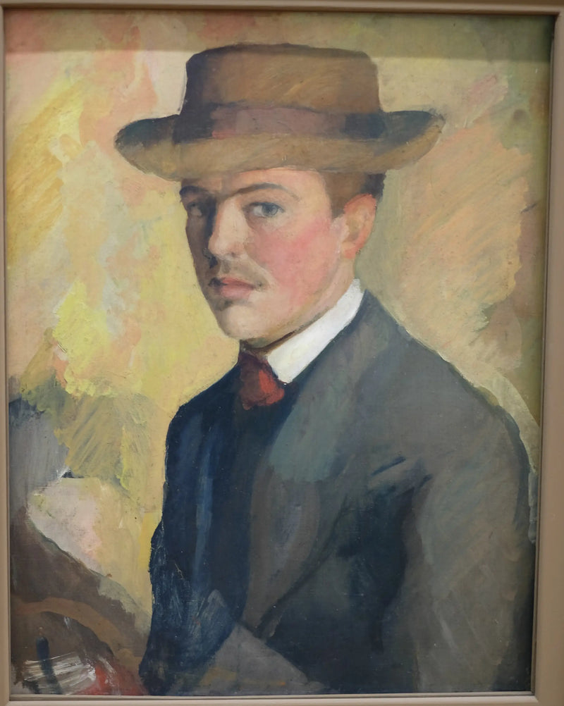 Self-Portrait with Hat - August Macke