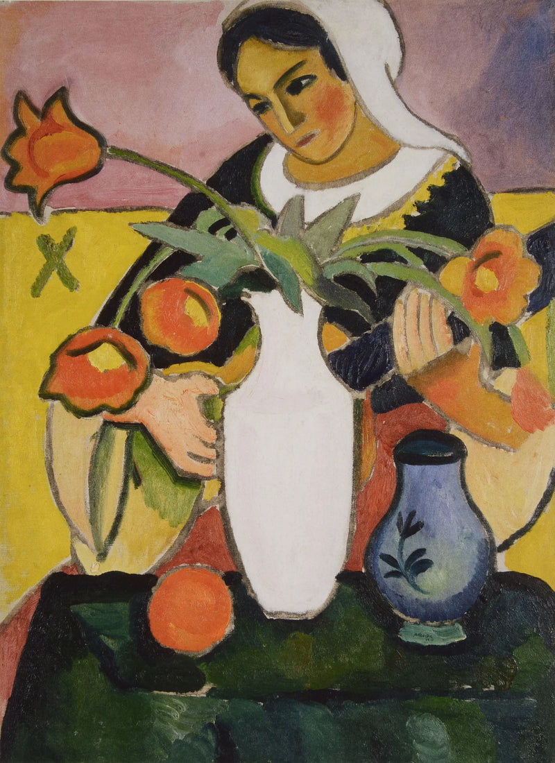 Lute Player - August Macke
