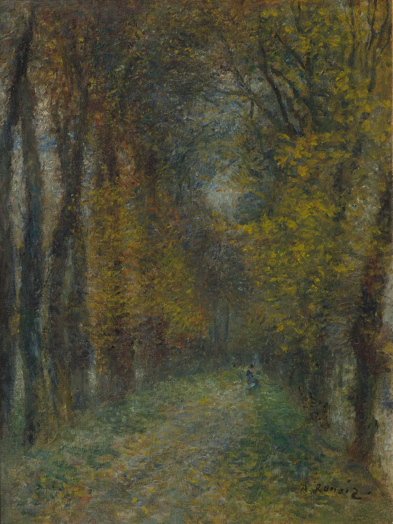 The Covered Alley - Pierre-Auguste Renoir