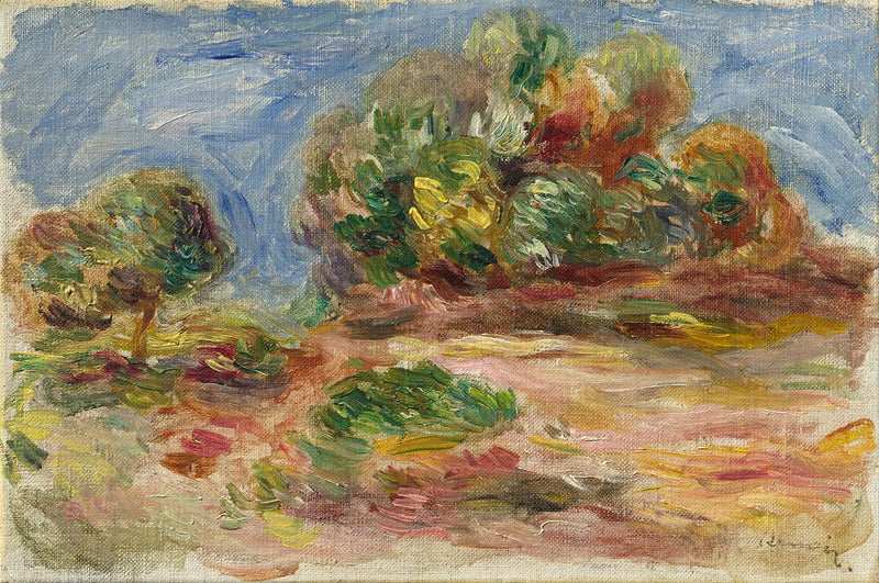 Landscape of Cagnes - Pierre-Auguste Renoir
