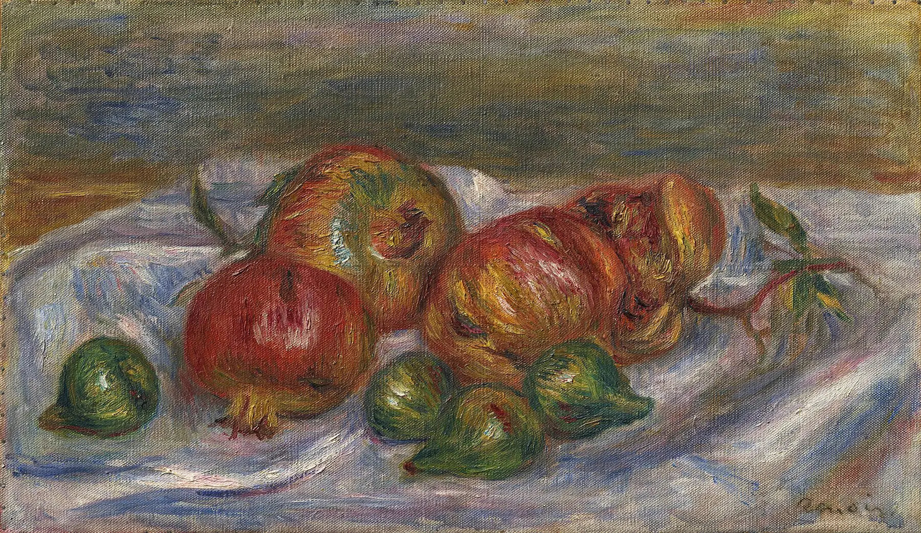 Reproduction du tableau « Grenades - Pierre-Auguste Renoir » par Alpha Reproduction en peinture à l’huile