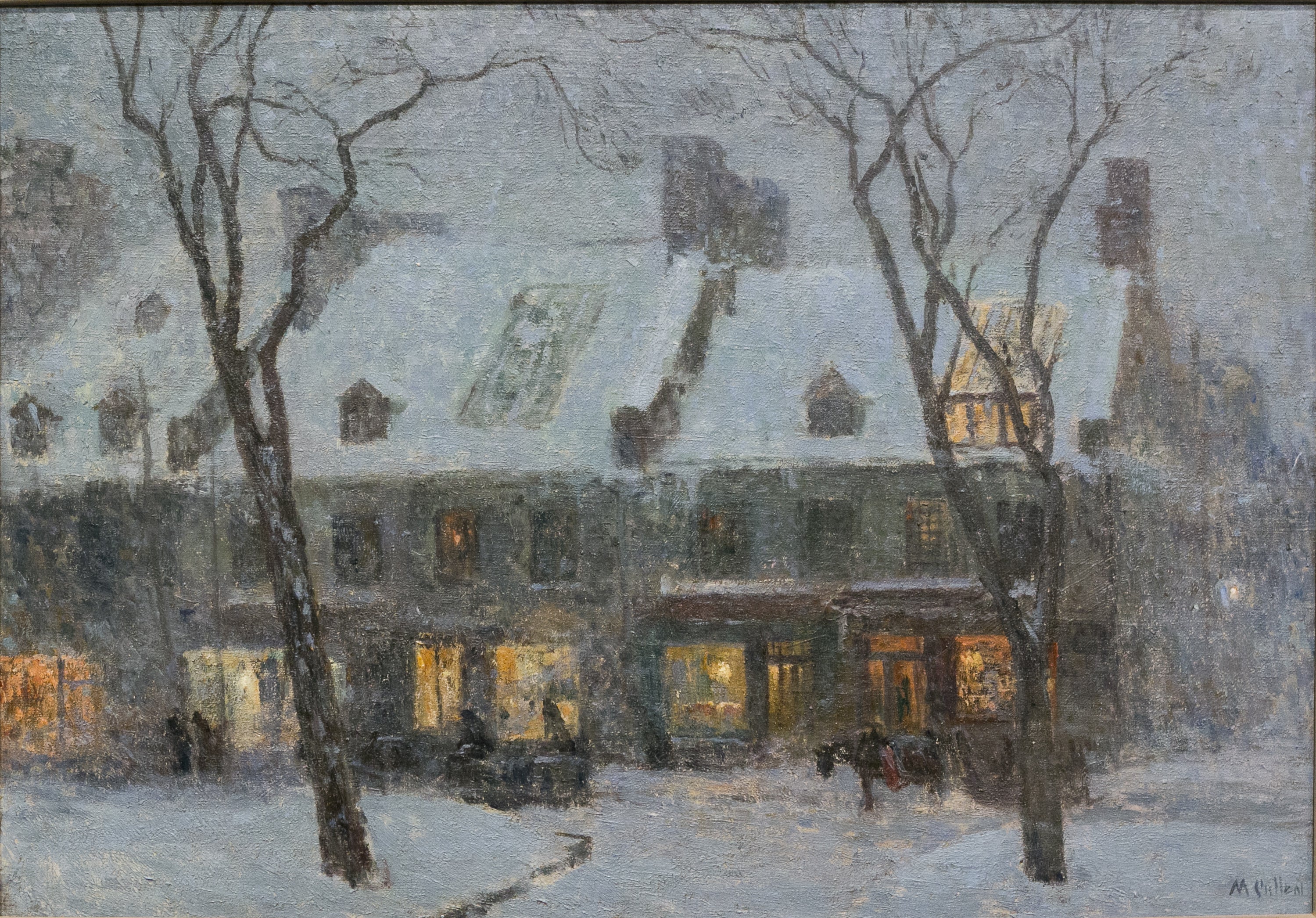 Vieilles maisons à Montréal - Maurice Galbraith Cullen