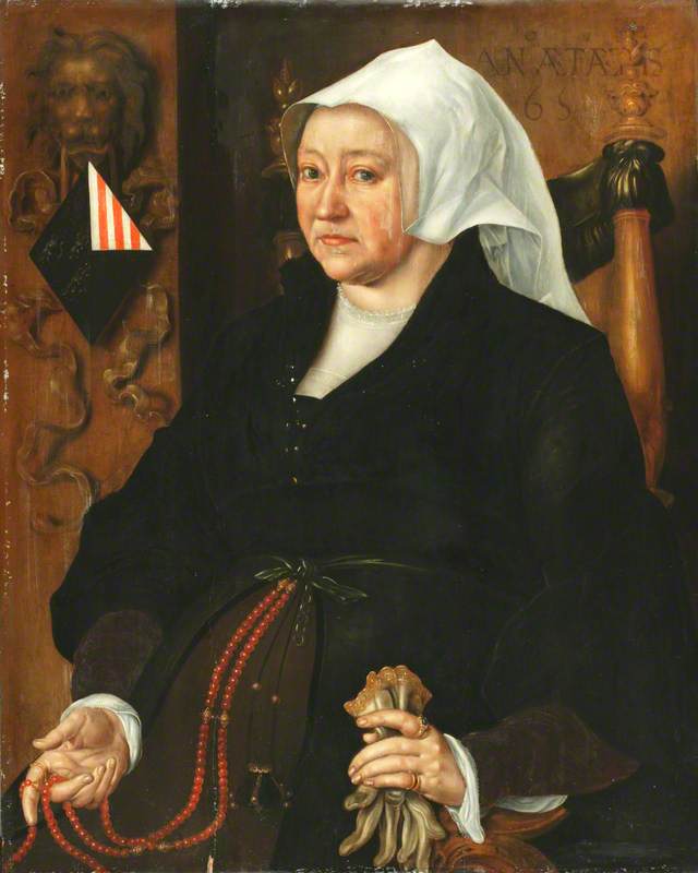 Portrait de Margaretha Banken - Maarten van Heemskerck