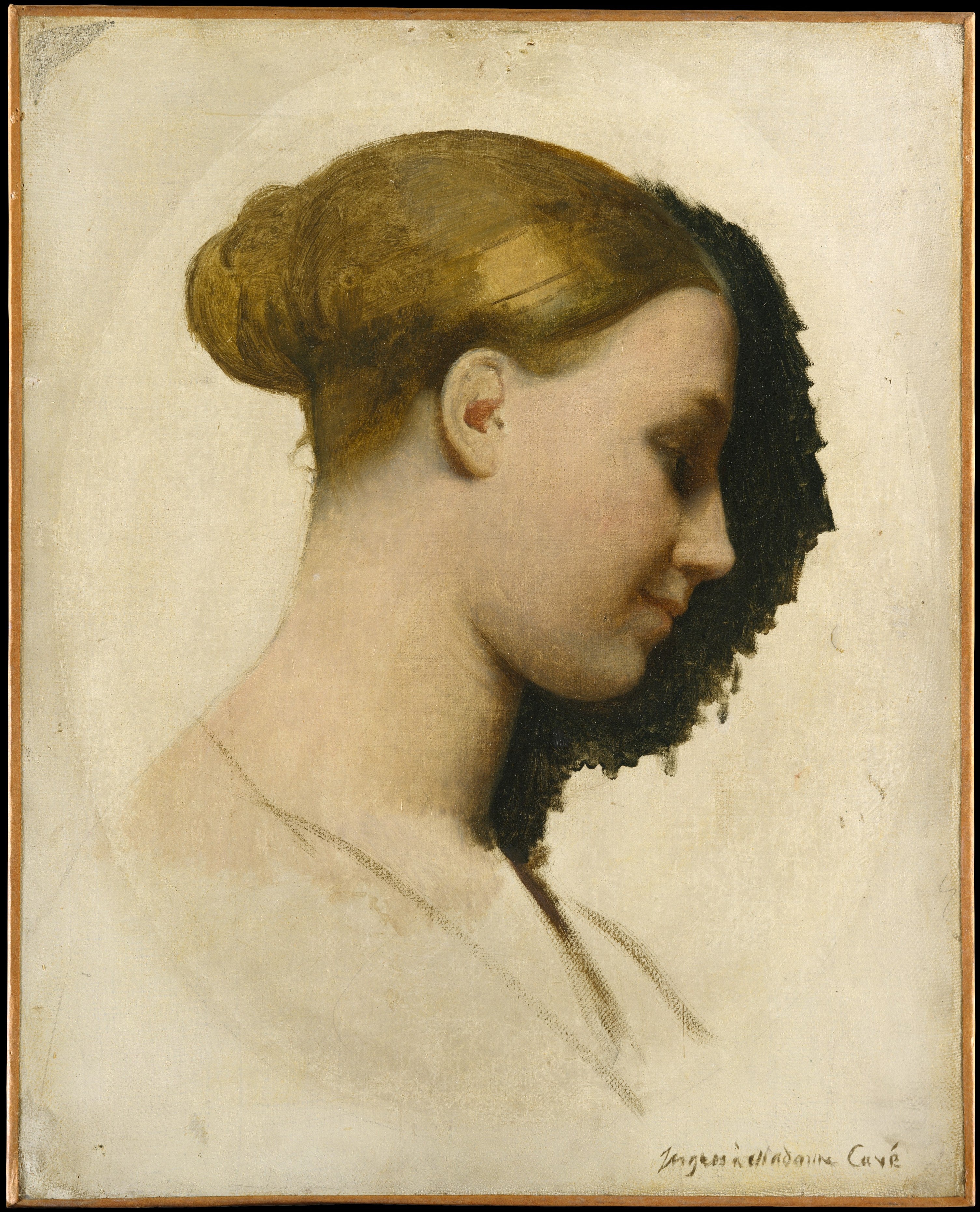 Madame Edmond Cavé (Marie-Élisabeth Blavot, born in 1810) - Jean-Auguste-Dominique Ingres