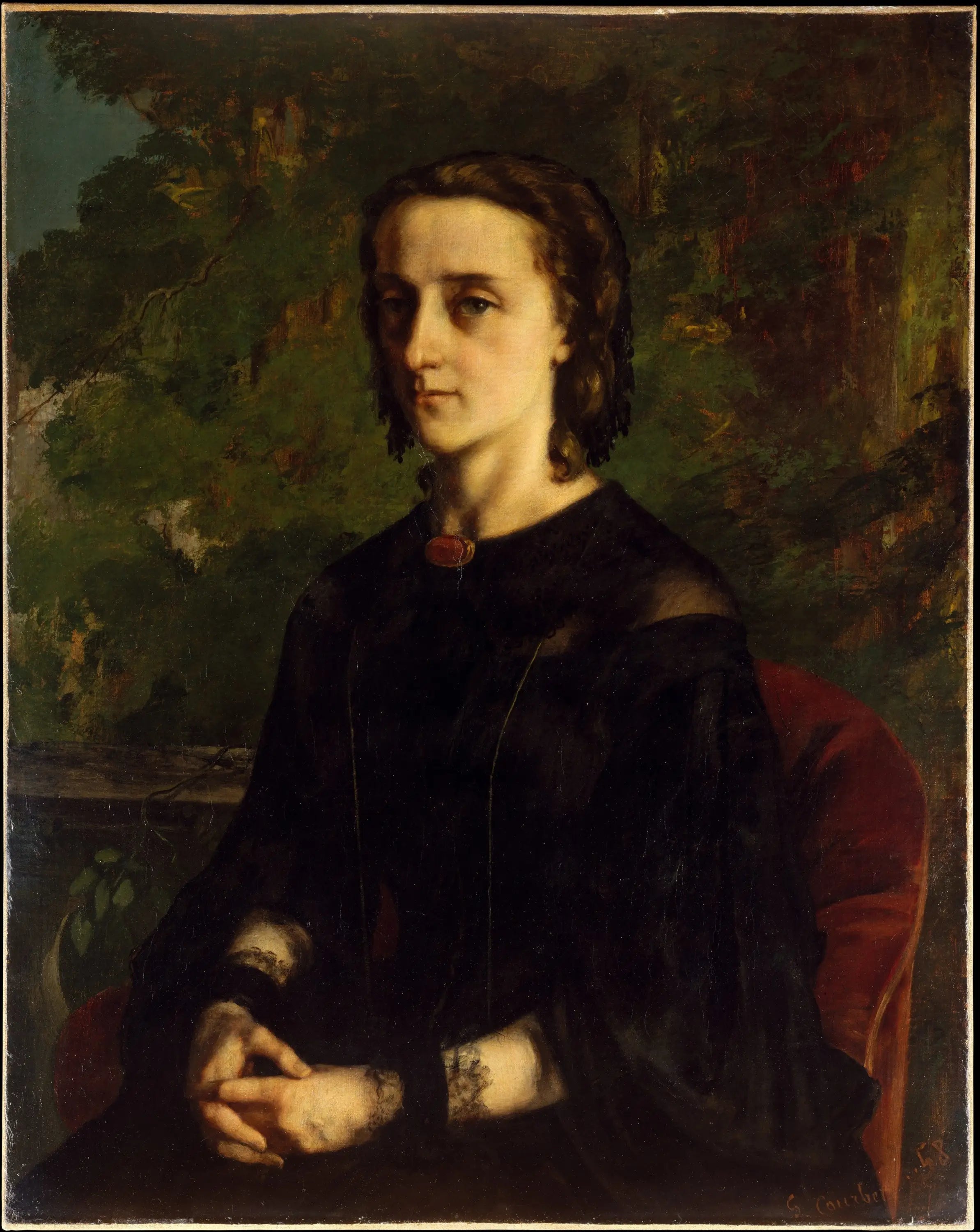 Madame Frédéric Breyer - Gustave Courbet - Alpha Reproduction