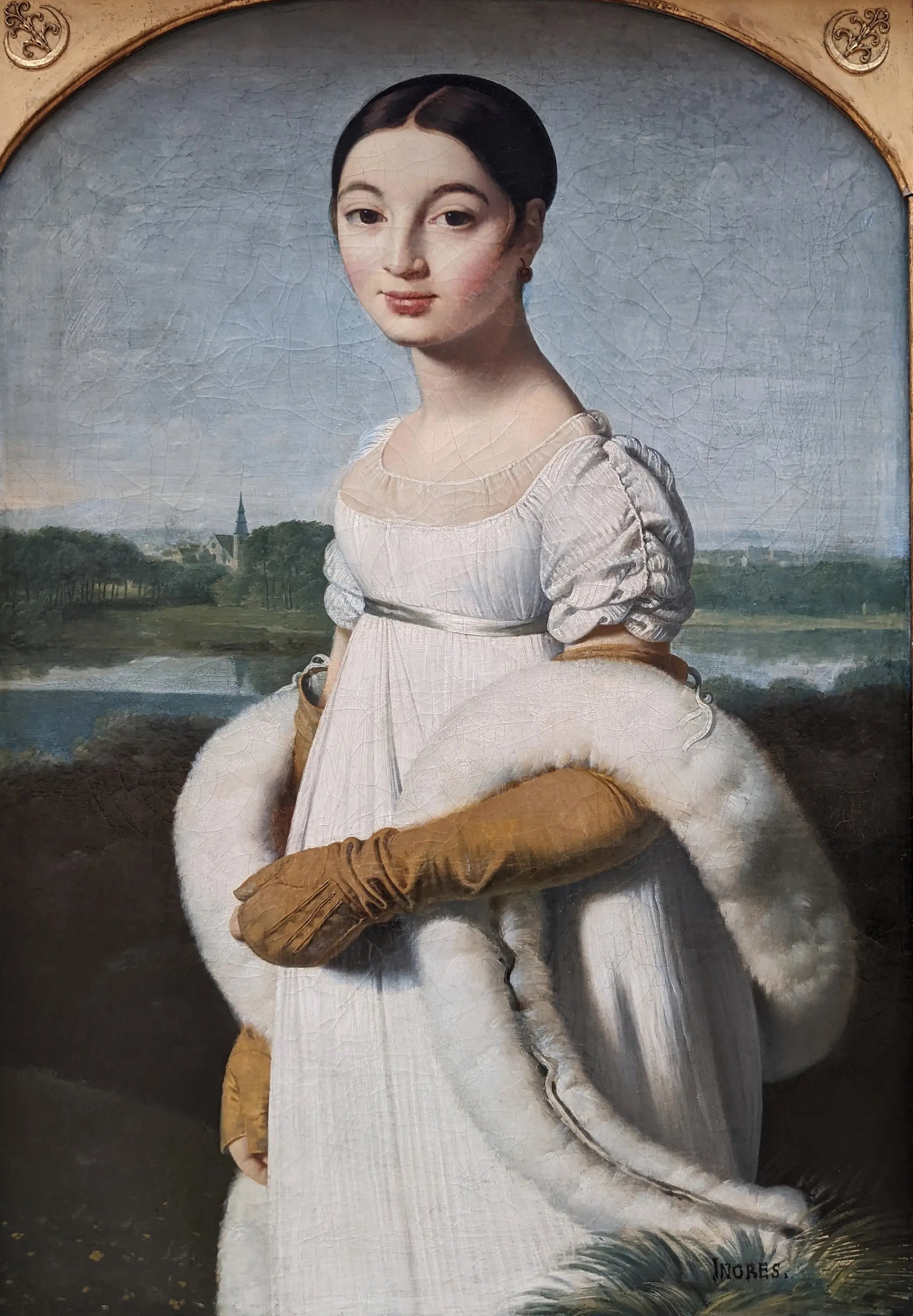 Mademoiselle Caroline Rivière - Jean-Auguste-Dominique Ingres - Alpha Reproduction
