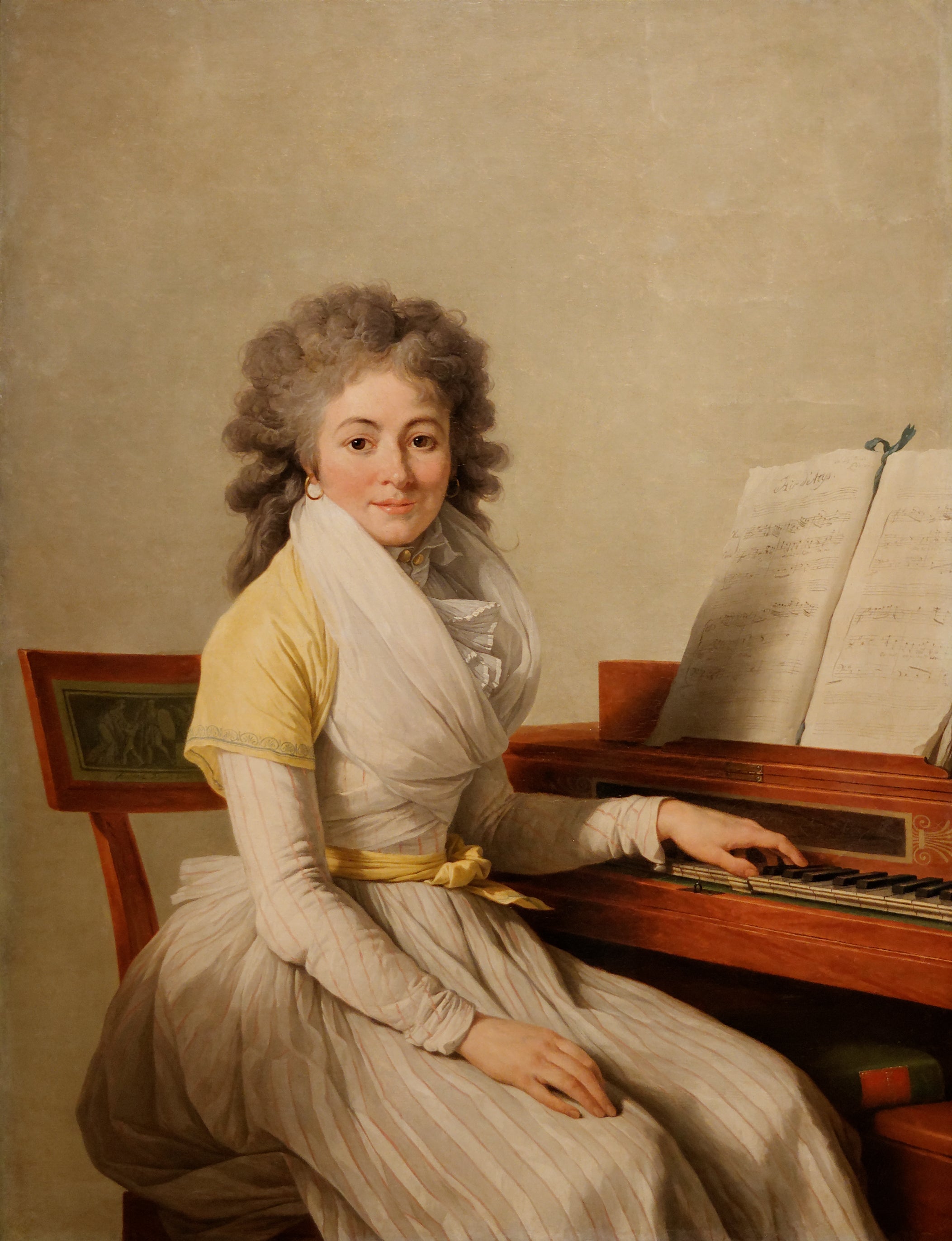 Portrait de Mademoiselle Duplant - François-André Vincent