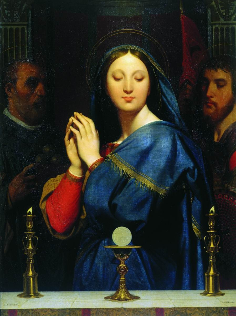 The Virgin Adoring the Host - Jean-Auguste-Dominique Ingres