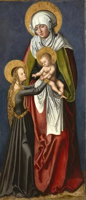 The Virgin and Child with Saint Anne - Lucas Cranach the Elder