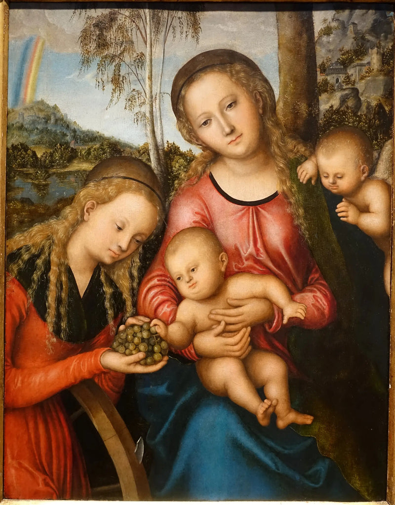 The Virgin and Child with Saint Catherine - Lucas Cranach the Elder