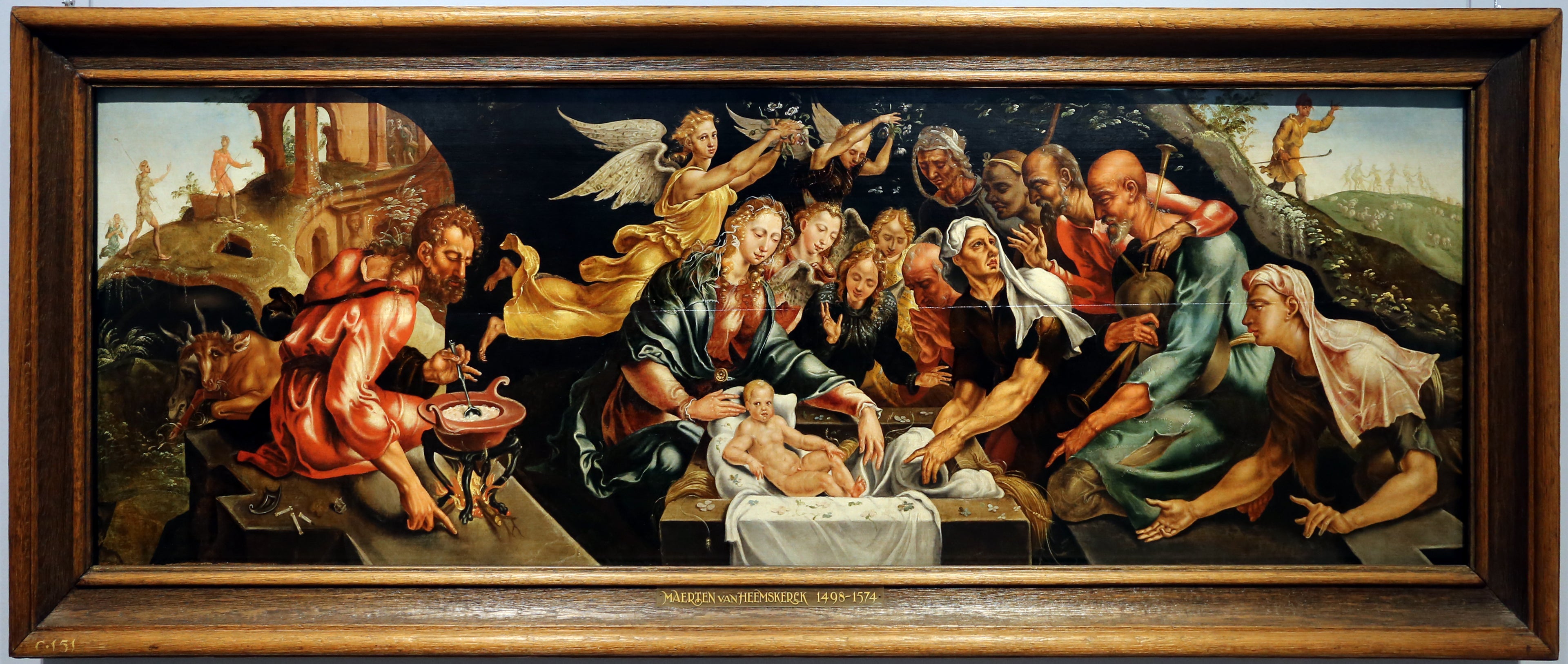 L'adoration des bergers avec Salomé - Maarten van Heemskerck