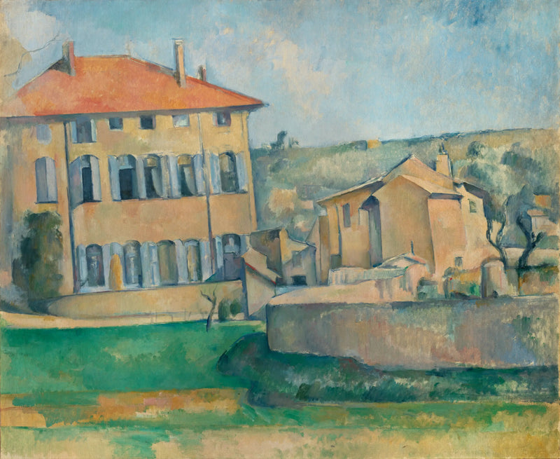 House and farm of Jas de Bouffan - Paul Cézanne
