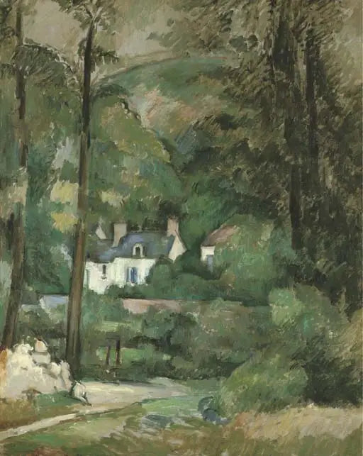 Houses at Chou, in Pontoise - Paul Cézanne