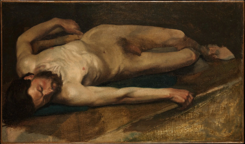 Male Nude - Edgar Degas